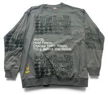 Load image into Gallery viewer, Words Hold Power Crewneck (Size XL)
