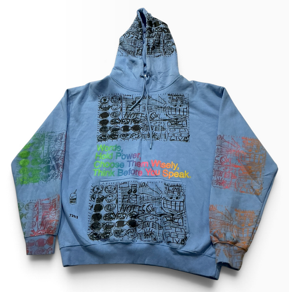 Words Hold Power Hoodie (Size XL)