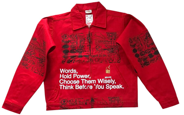 Words Hold Power Workwear Jacket (Size Small)