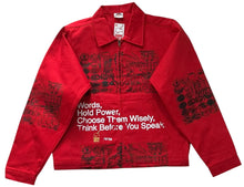 Load image into Gallery viewer, Words Hold Power Workwear Jacket (Size Large)
