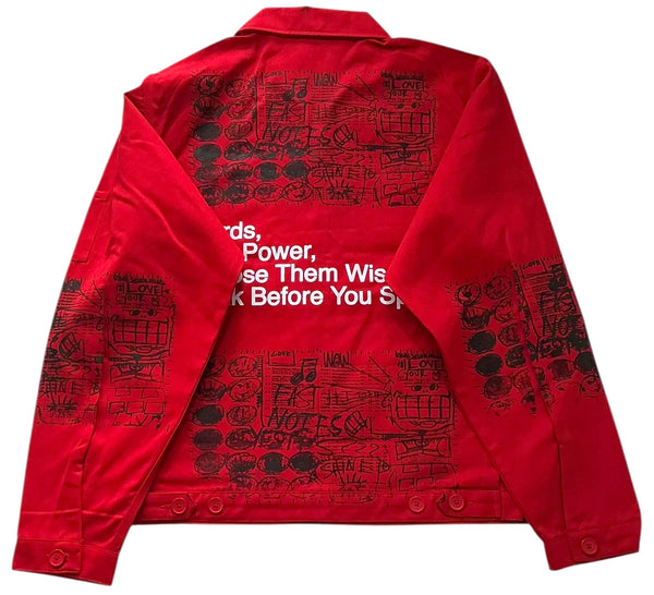 Words Hold Power Workwear Jacket (Size Medium)