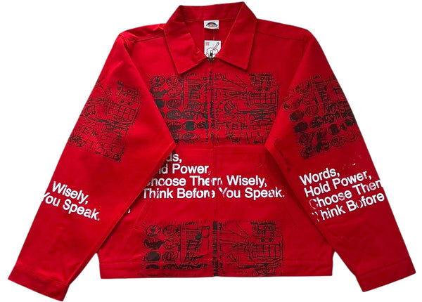 Words Hold Power Workwear Jacket (Size Medium)