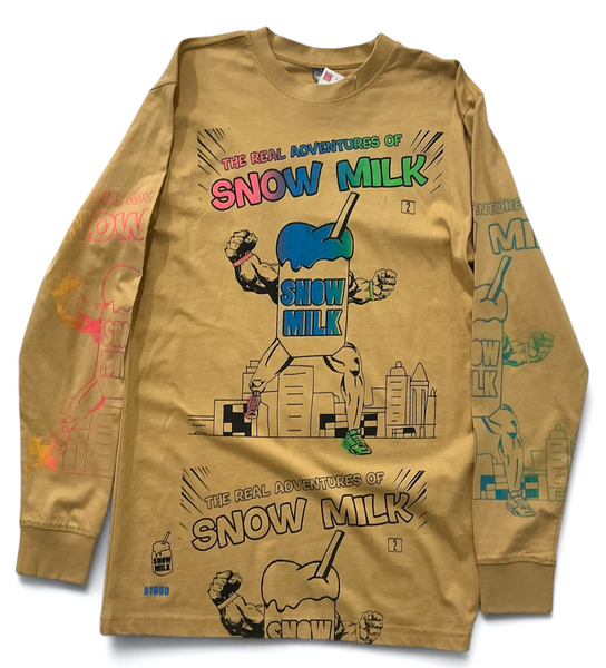 The Real Adventures Of Snow Milk Long Sleeve (Size Medium)
