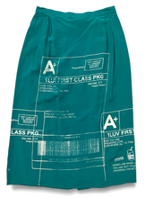 Load image into Gallery viewer, Positive Shipping Label Skirt (Size Women's 4)
