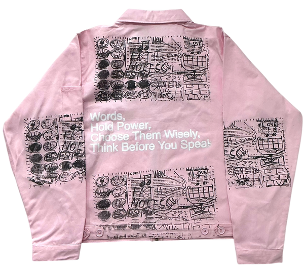 Words Hold Power Workwear Jacket (Size Large)