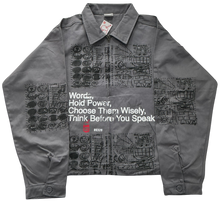 Load image into Gallery viewer, Words Hold Power Workwear Jacket (Size 2XL)
