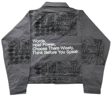Load image into Gallery viewer, Words Hold Power Workwear Jacket (Size 2XL)
