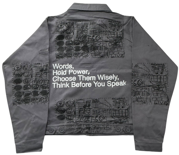 Words Hold Power Workwear Jacket (Size 2XL)