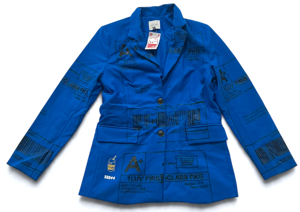 Positive Shipping Label Blazer (Size Medium)