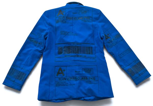 Positive Shipping Label Blazer (Size Medium)