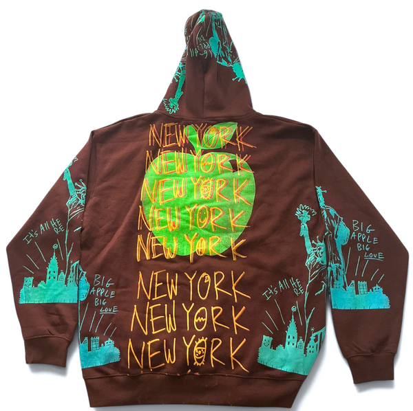 Big Apple Big Love Hoodie (Size 2XL)