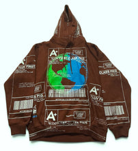 Load image into Gallery viewer, Positive Shipping Label Hoodie (Size Large)
