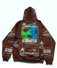 Load image into Gallery viewer, Positive Shipping Label Hoodie (Size Large)
