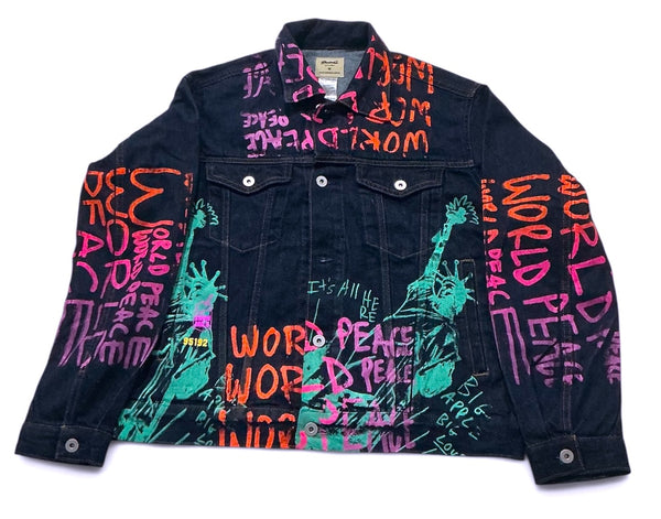 World Peace Jean Jacket (Size Medium)
