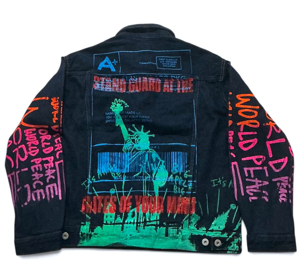 World Peace Jean Jacket (Size Medium)