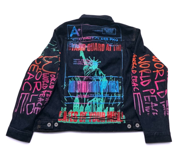 World Peace Jean Jacket (Size Small)