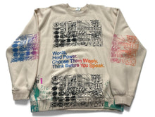 Load image into Gallery viewer, Words Hold Power Crewneck (Size 2XL)
