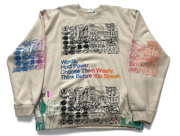 Words Hold Power Crewneck (Size 2XL)