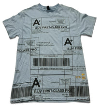Load image into Gallery viewer, Positive Shipping Label Tee (Size Small)
