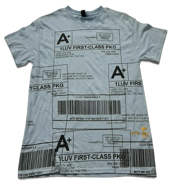 Positive Shipping Label Tee (Size Small)