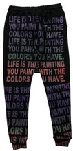 Load image into Gallery viewer, Life Is The Painting You Paint Kids Sweatpants (Size 9-10)
