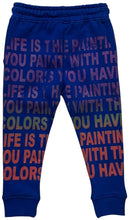 Load image into Gallery viewer, Life Is The Painting You Paint Kids Sweatpants (Size 3-4)
