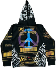 Load image into Gallery viewer, Positive Shipping Label Hoodie (Size Small)
