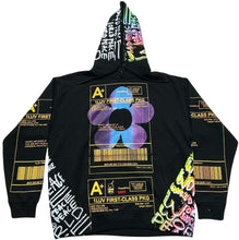 Load image into Gallery viewer, Positive Shipping Label Hoodie (Size 2XL)
