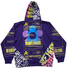 Load image into Gallery viewer, Positive Shipping Label Hoodie (Size Large)
