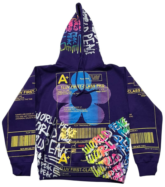 Positive Shipping Label Hoodie (Size Small)