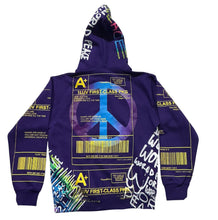 Load image into Gallery viewer, Positive Shipping Label Hoodie (Size Small)
