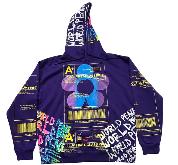 Positive Shipping Label Hoodie (Size XL)