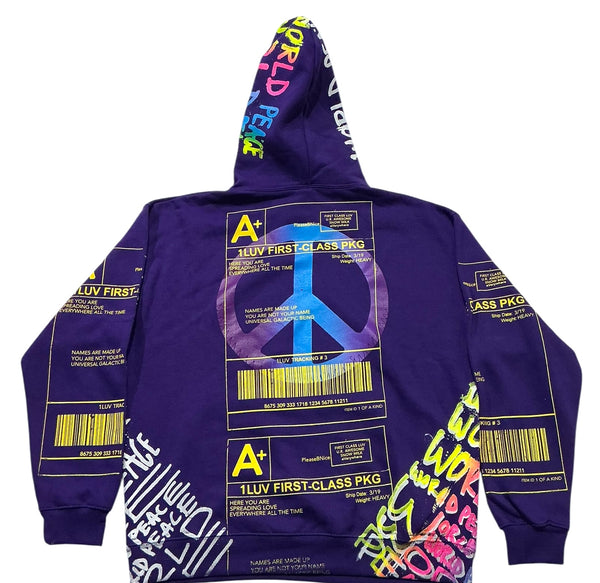 Positive Shipping Label Hoodie (Size XL)