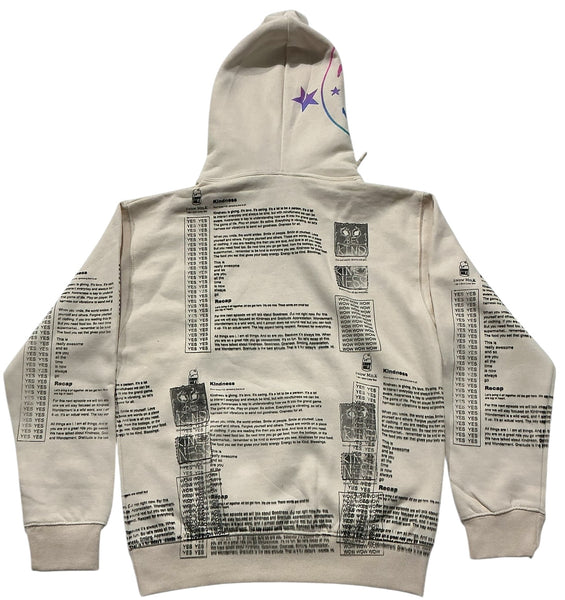 Snow Milk Kindness Hoodie (Size Small)