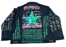 Load image into Gallery viewer, Optimism As A Way Of Life Denim Jacket (Size 2XL)
