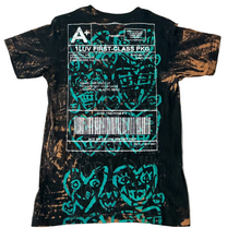 Load image into Gallery viewer, Positive Shipping Label Bleached Tee (Size Small)
