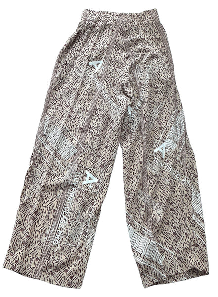 Positive Shipping Label Silk Pants (Size Women's Small)