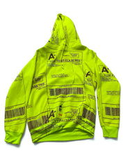 Load image into Gallery viewer, Positive Shipping Label Hoodie (Size Small)
