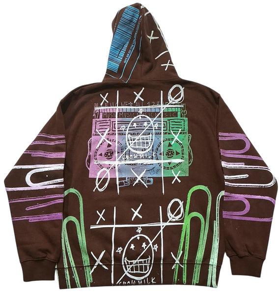 Positive Shipping Label Hoodie (Size Large)