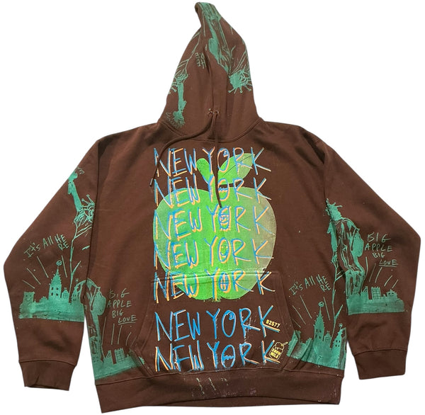 Big Apple Big Love Hoodie (Size 2XL)