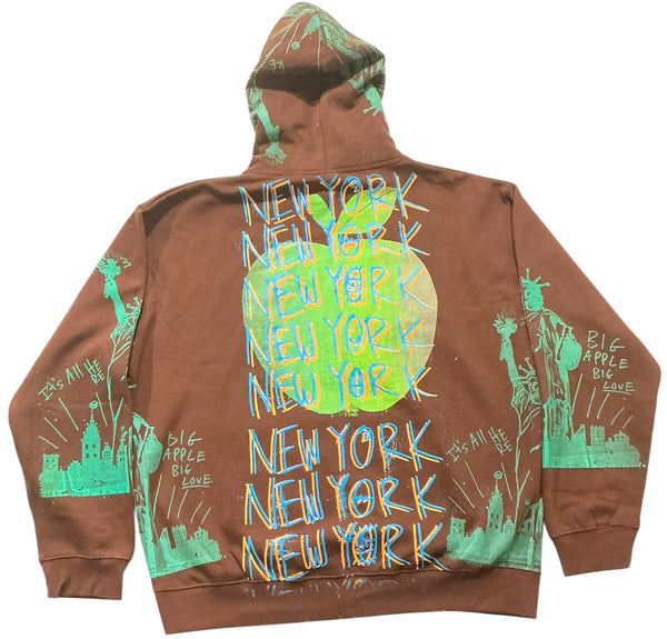 Big Apple Big Love Hoodie (Size 2XL)