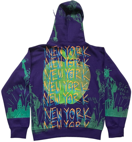 Big Apple Big Love Hoodie (Size Small)