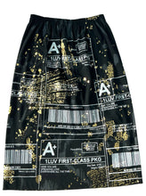 Load image into Gallery viewer, Positive Shipping Label Skirt (Size Women’s Large)
