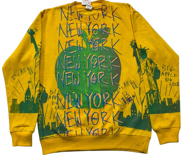 Big Apple Big Love Crewneck (Size Medium)