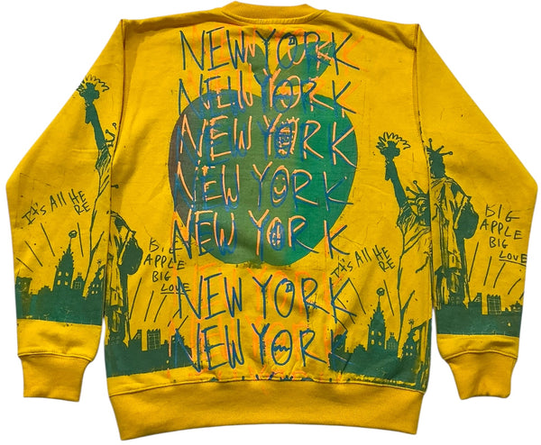 Big Apple Big Love Crewneck (Size Medium)