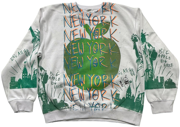 Big Apple Big Love Crewneck (Size Large)
