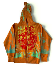 Load image into Gallery viewer, Big Apple Big Love Zip Up Hoodie (Size Small)
