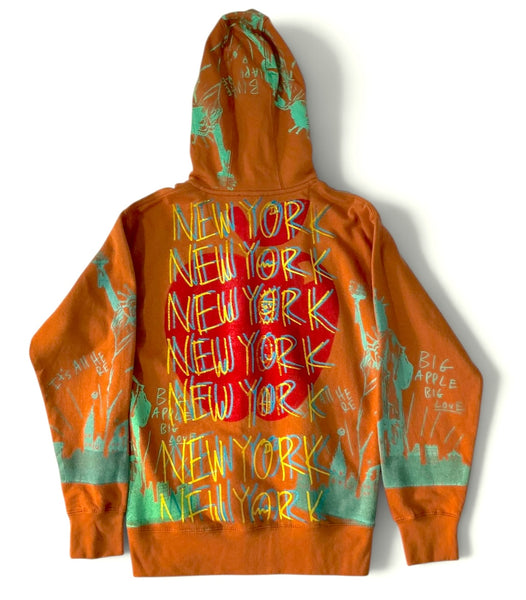 Big Apple Big Love Zip Up Hoodie (Size Small)