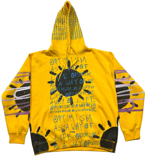 Optimism As A Way Of Life Hoodie (Size XL)