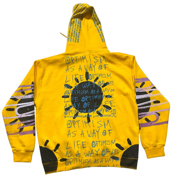 Optimism As A Way Of Life Hoodie (Size XL)